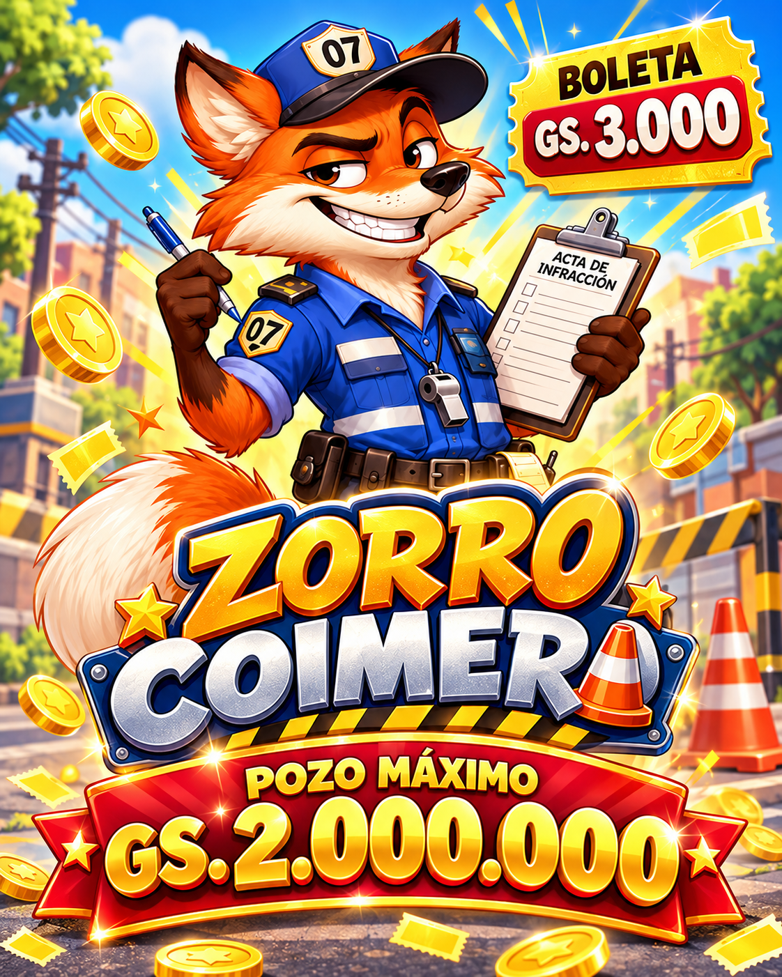 Raspadita Zorro Coimero